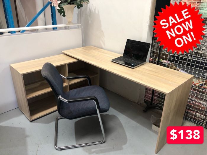 Brand New Simple L Shaped Corner Computer Desk