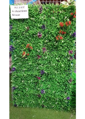 Artificial Plastic Plants Flower Wall WITH FLOWER