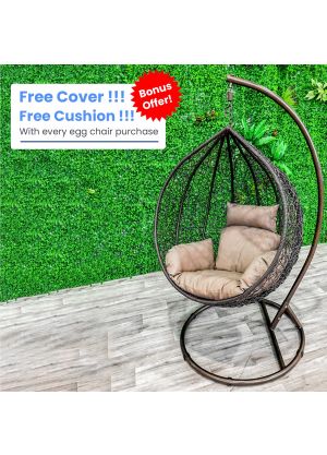 Sphere Bird Nest Egg Chair-Brown # 86