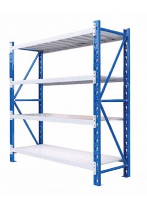 2M Shelving 2M x 0.6M x 1.8M Blue/Grey