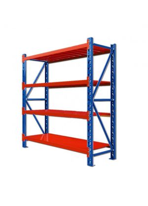 2M Shelving 2M x 0.6M x 1.8M Blue/Orange