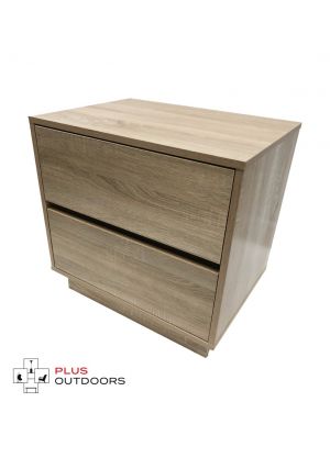 2 Drawer Cabinet Wood Colour