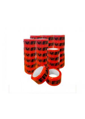 Fragile Tape - Red - 36 Roll/Box