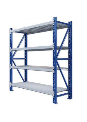 2M Shelving 2M x 0.6M x 2M Blue/Grey