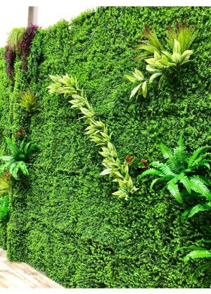 Artificial Plastic Plants Flower Wall