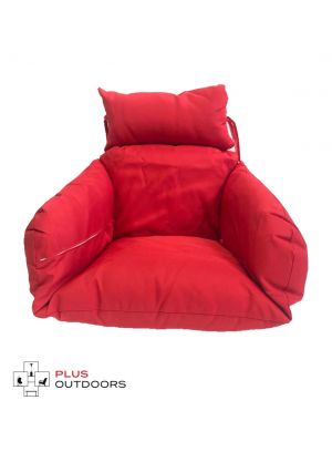 Single Pod Chair Armrest Cushion - Red 