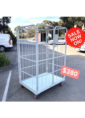 Heavy Duty Cage Trolley with padlockable doors - pick up only