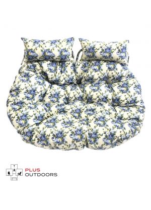  Double Pod Chair Cushion - Flower