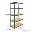 5 Tier Adjustable Shelf 90cm (W)