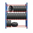 Heavy Duty Tyre Rack 2M x 2.4M Blue & Orange 